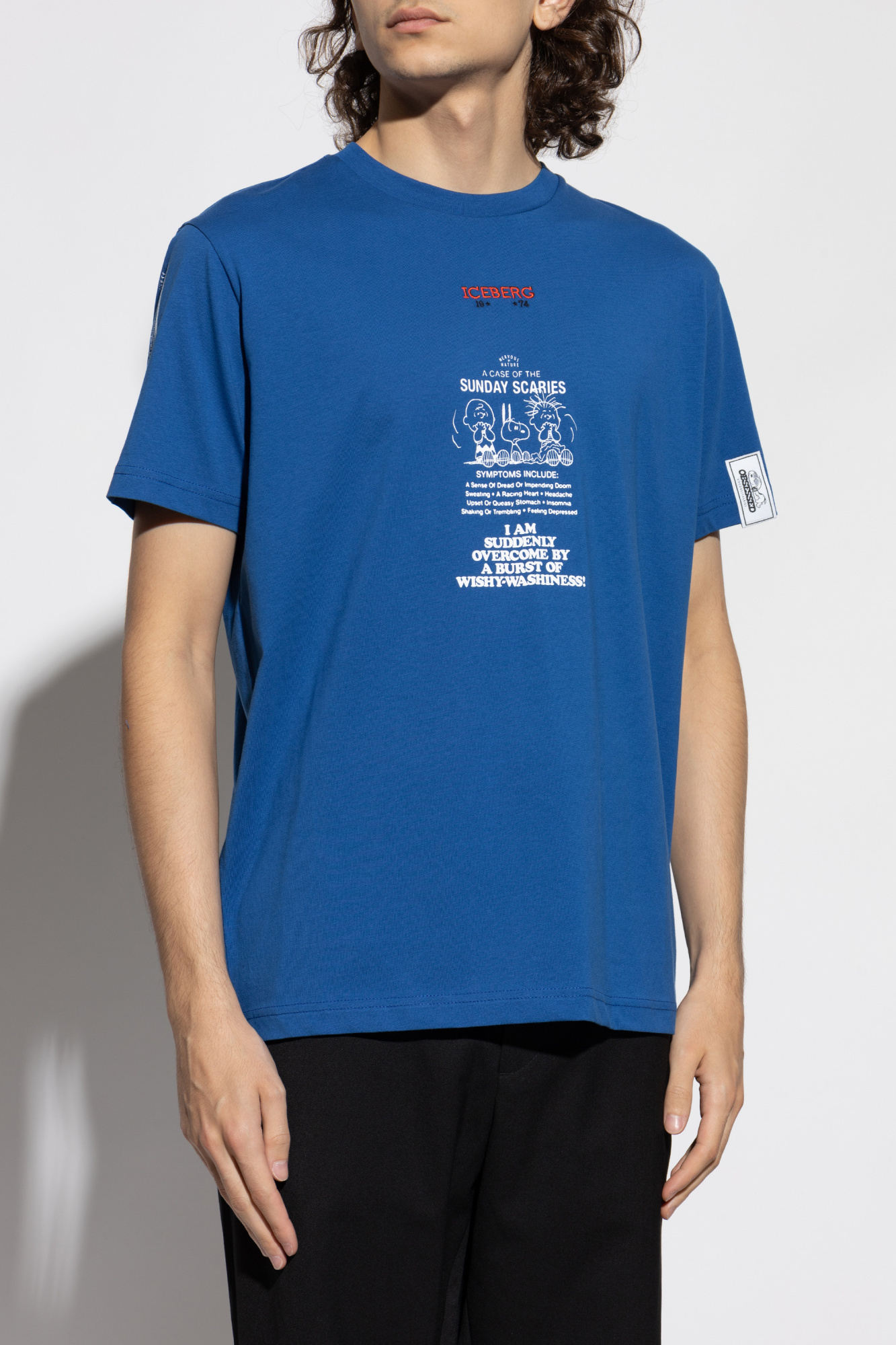 Iceberg Round-neck Printed T-shirt In Multi
