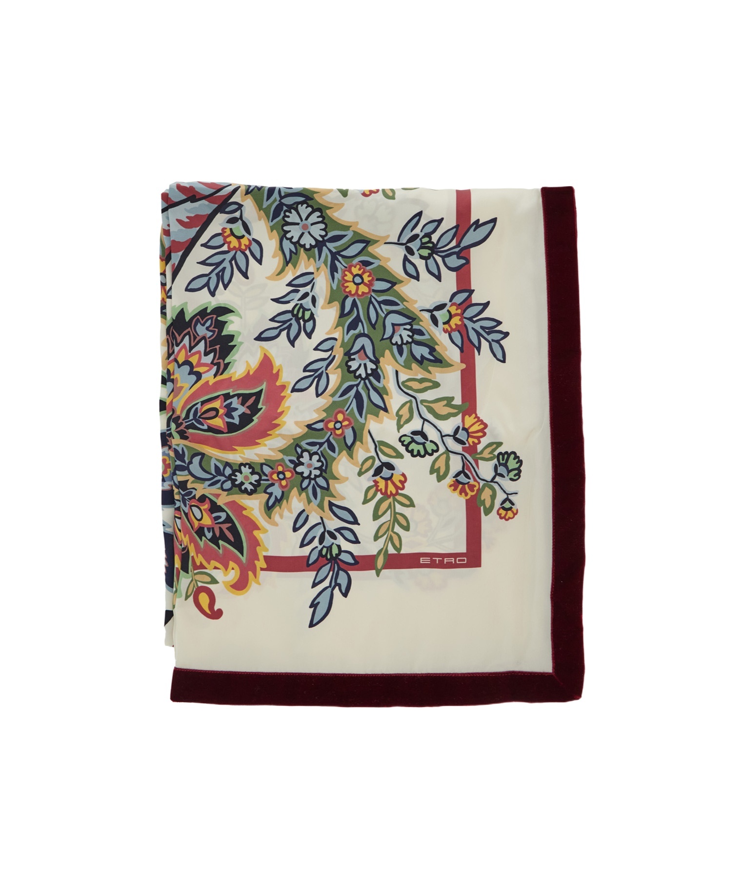 Shop Etro Boheme Printed Scarf In White