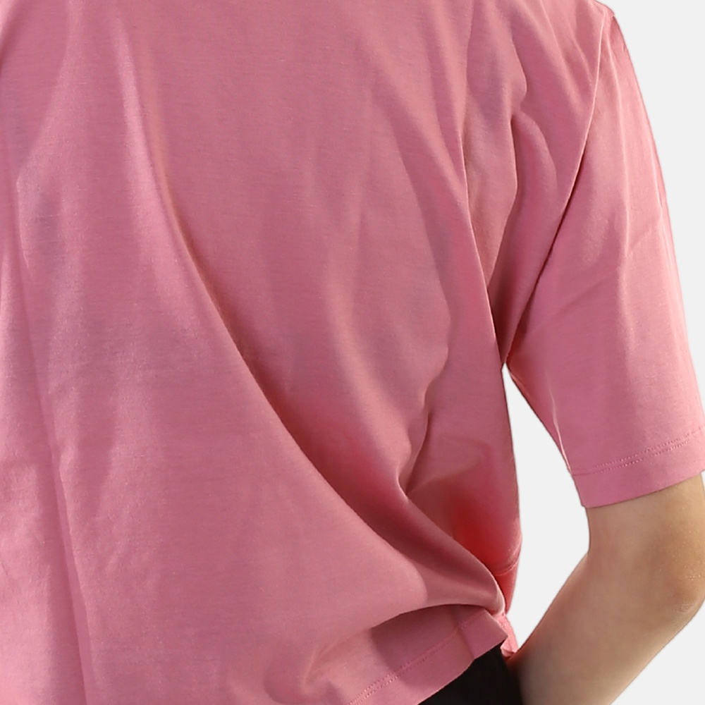 Ea7 Short-sleeved Printed T-shirt In Pink