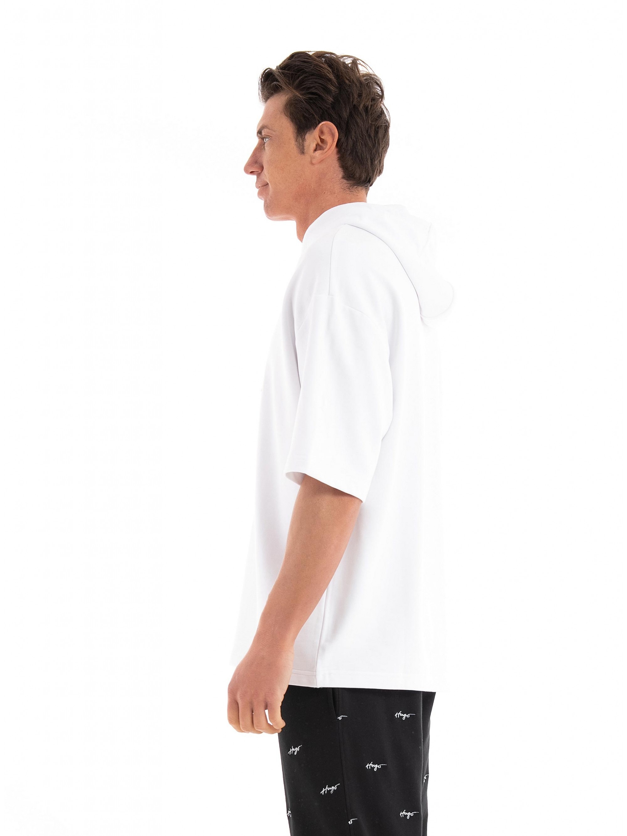 Hugo Boss Short-sleeved Sweater In White