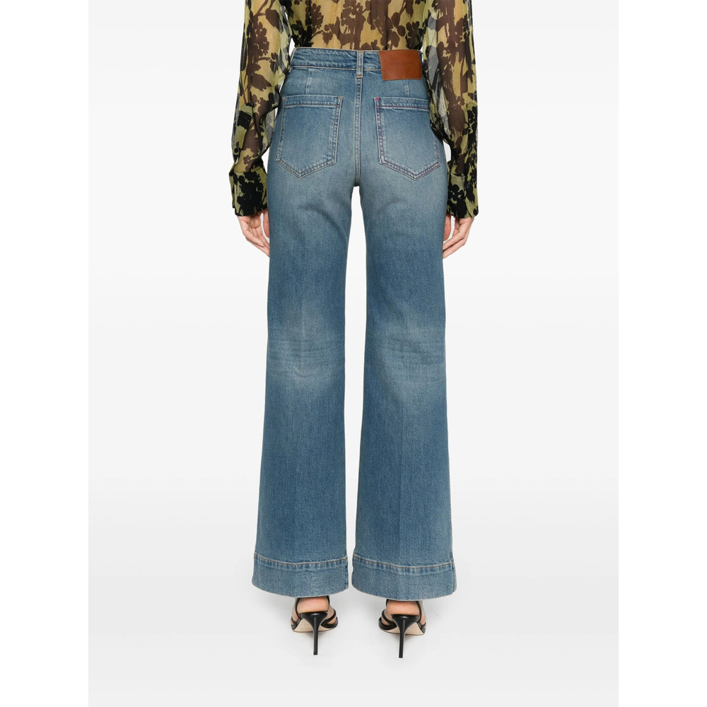 Shop Victoria Beckham Jeans With Belt Loops