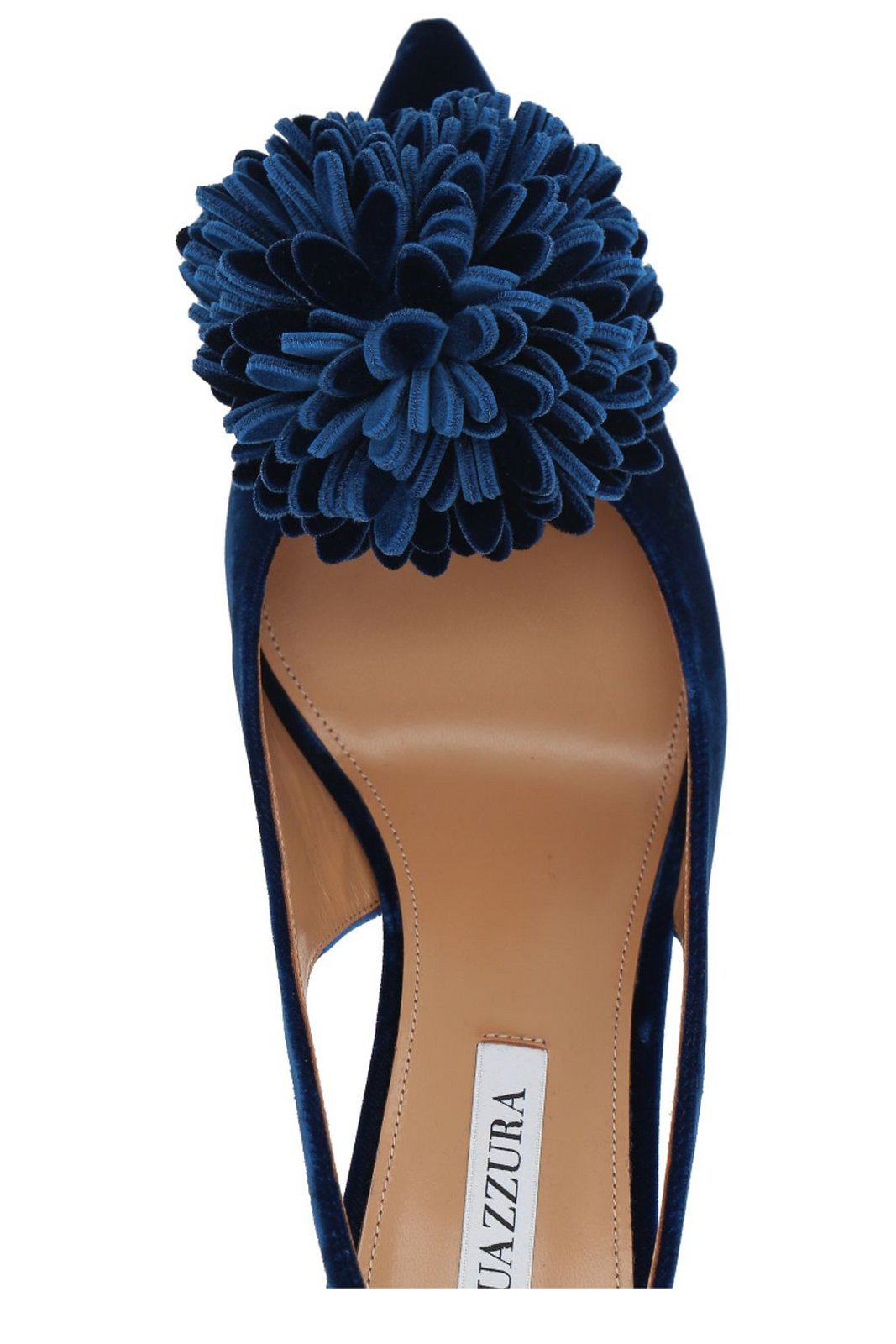Aquazzura Women's 65mm Couturier Slingback Pumps In Black