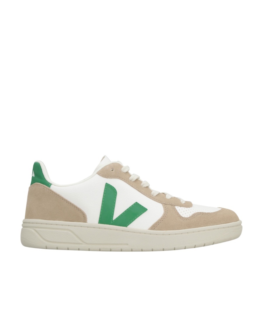 Veja Colour-block Low-top Sneakers In White