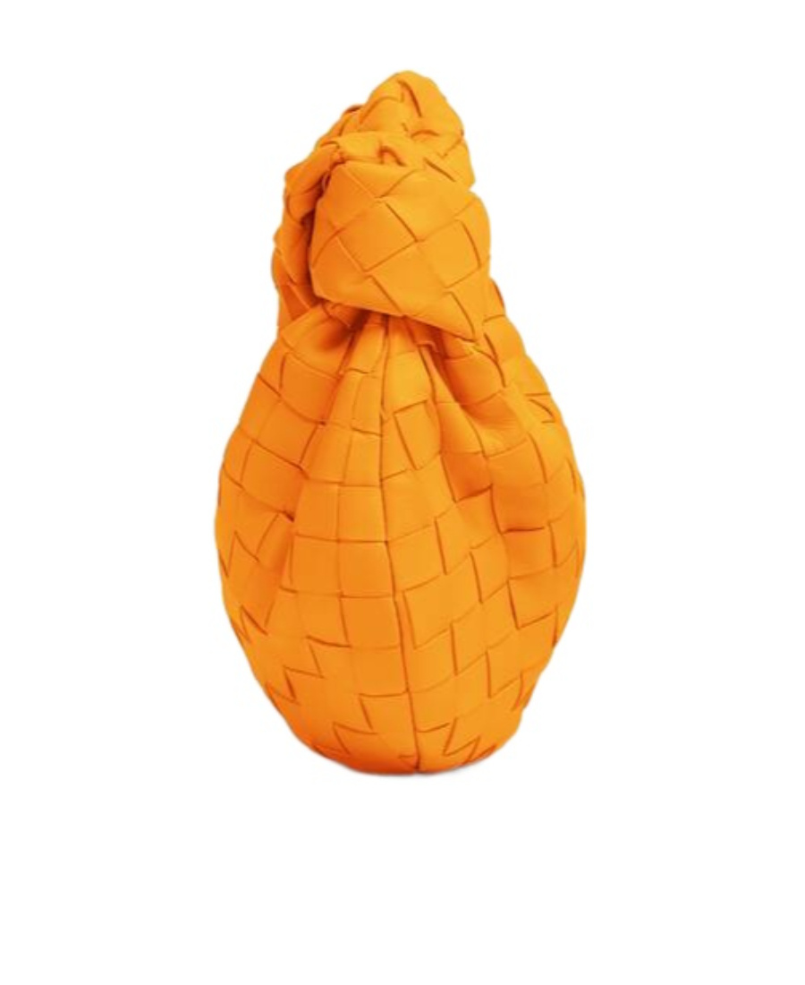 Bottega Veneta Mini Jodie Shoulder Bag In Orange