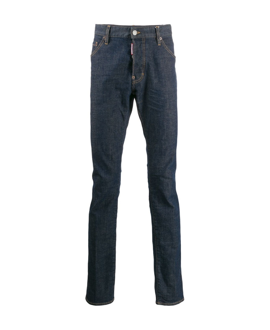 Shop Dsquared2 Straight Jeans In Black