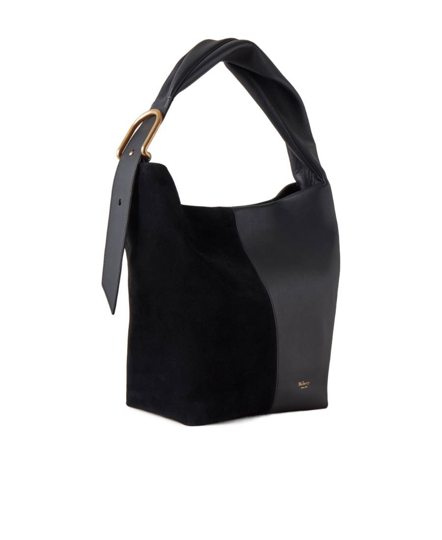 Mulberry Retwist Hobo Tote Bag In Black