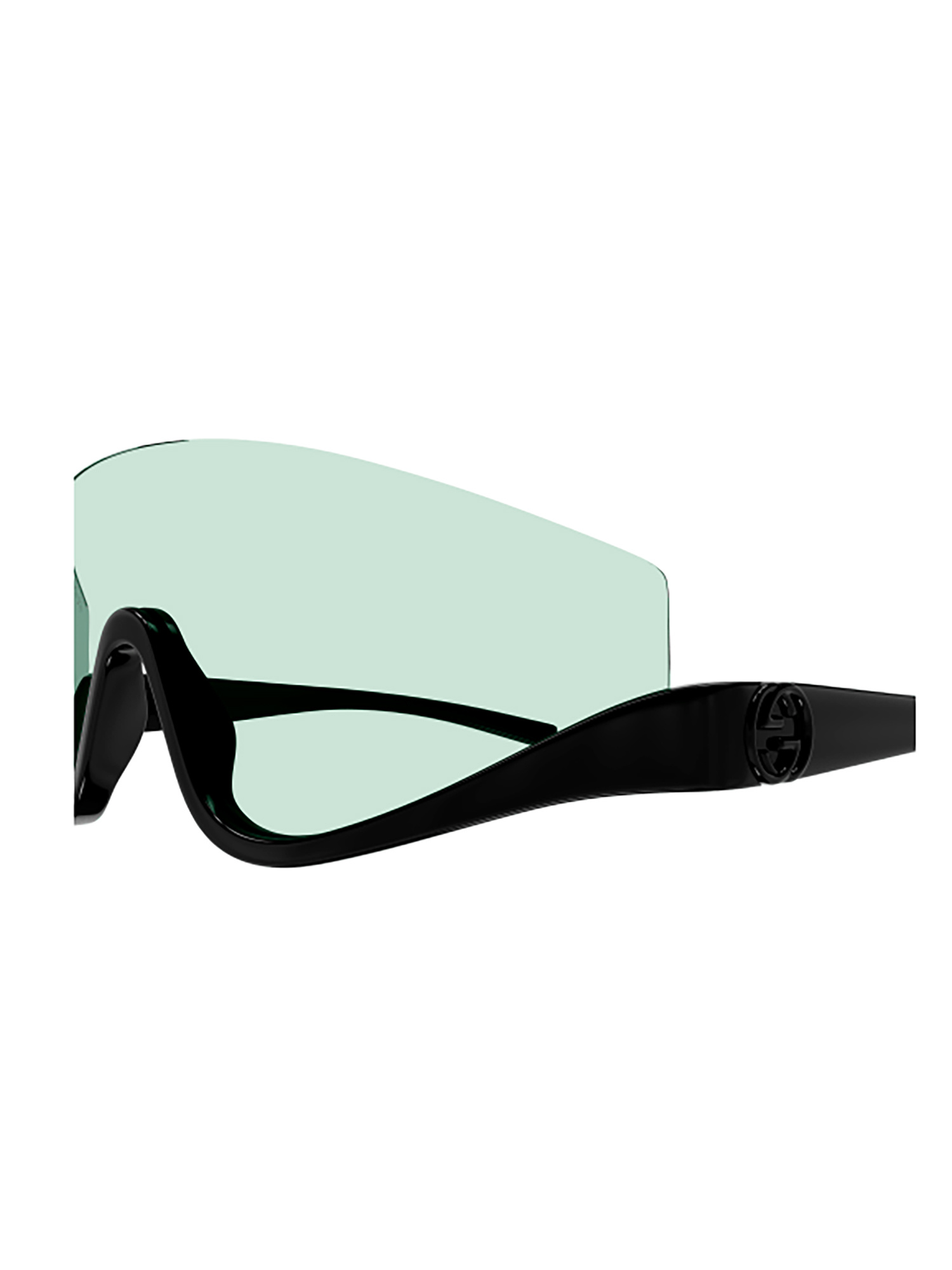 Gucci Shield-frame Sunglasses In White