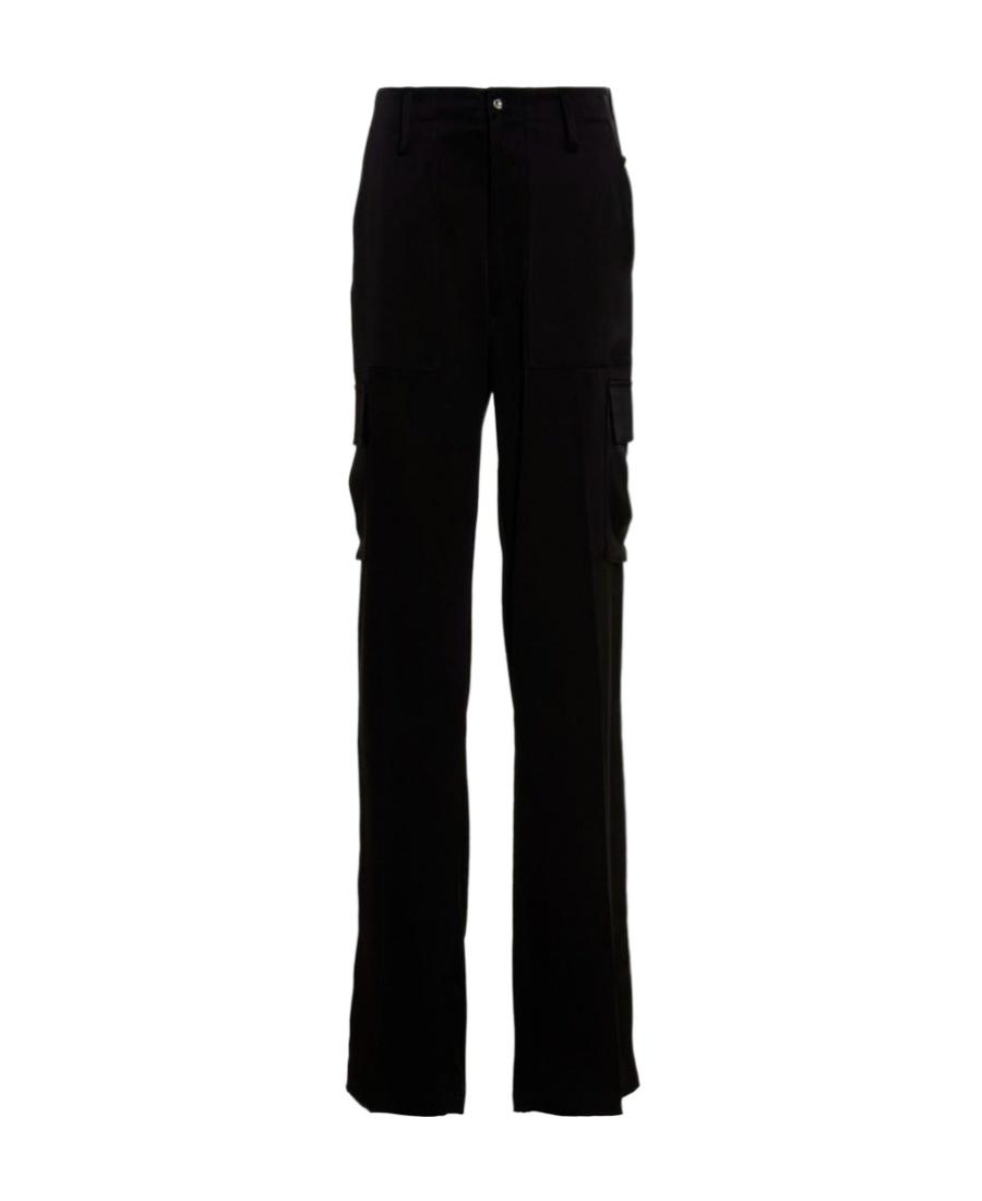 David Koma High-waisted Overalls In Black