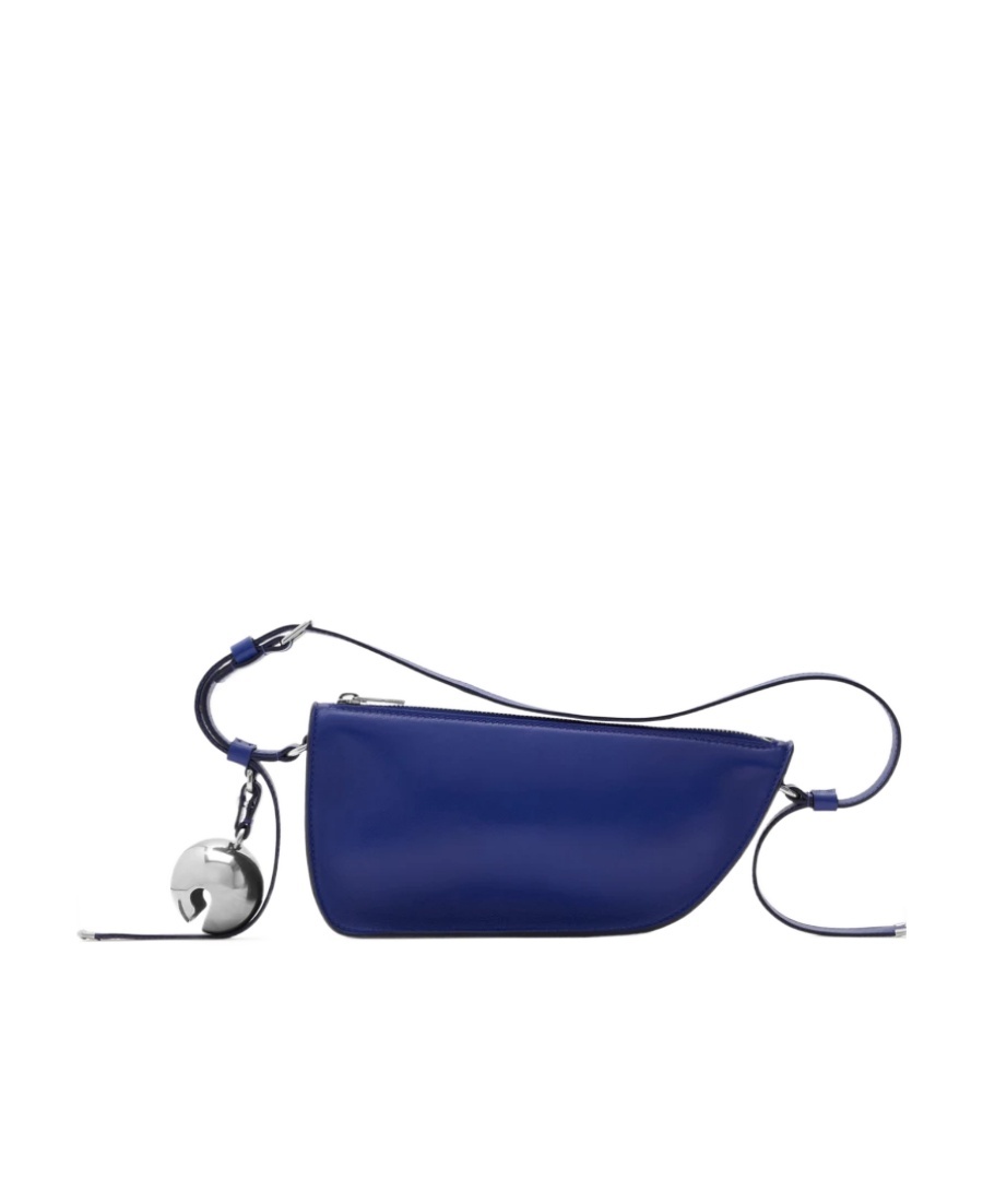 Burberry Shield Shoulder Bags Blue In Blue