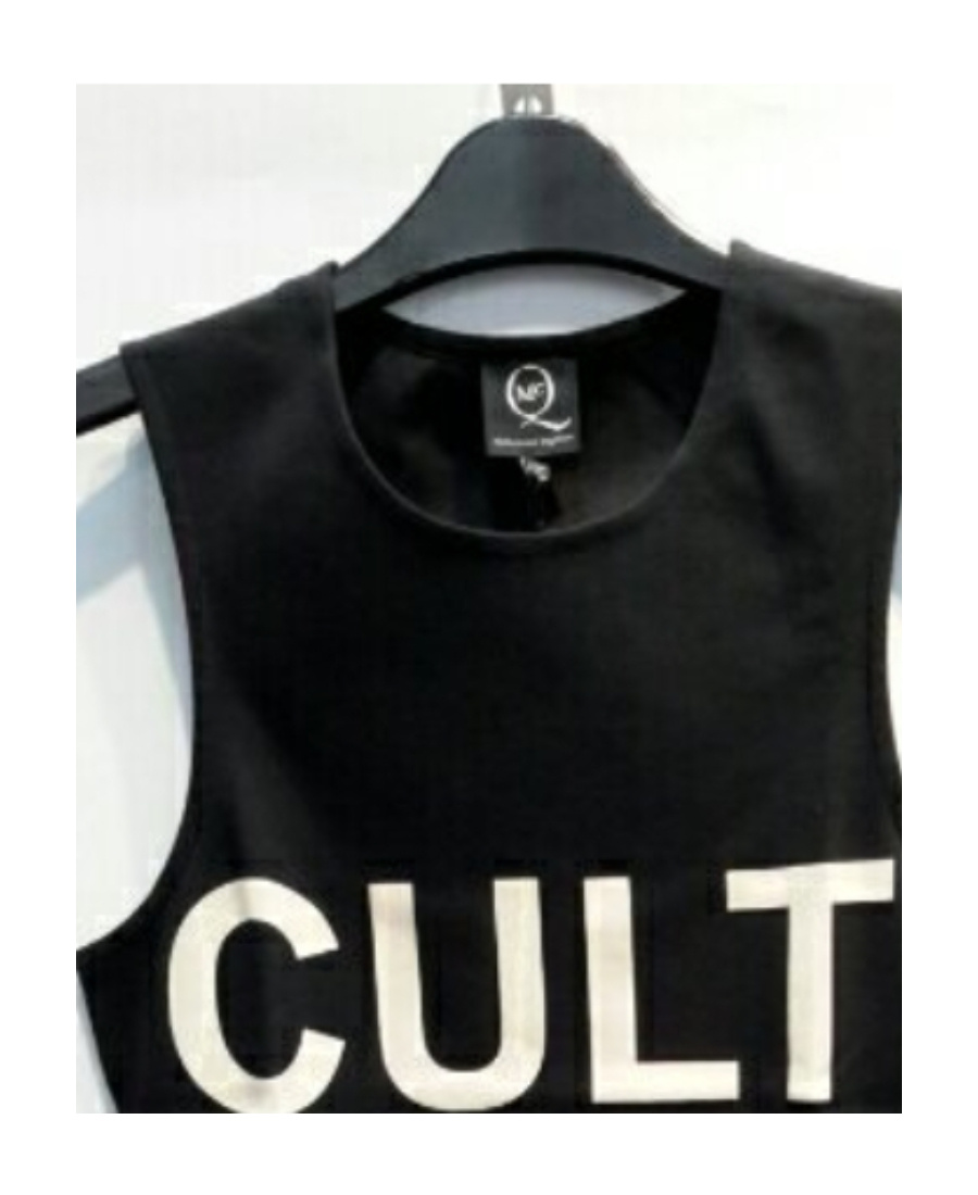 Alexander Mcqueen Black Lettered Pattern Vest In Black