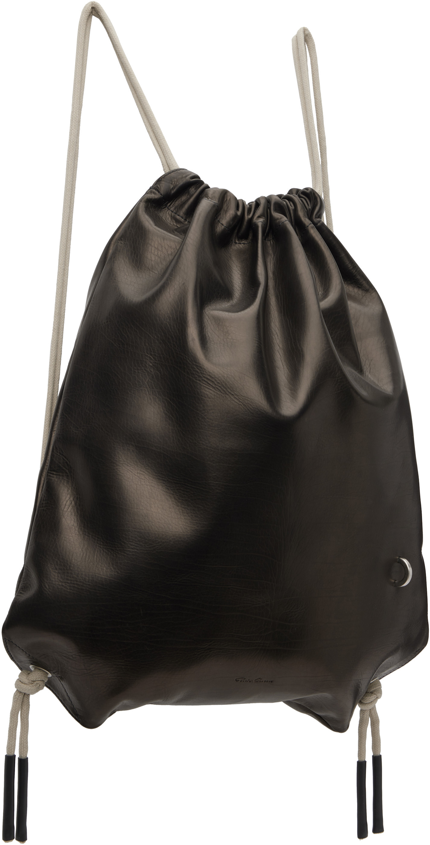Rick Owens Concordians Drawstring Backpack In Black