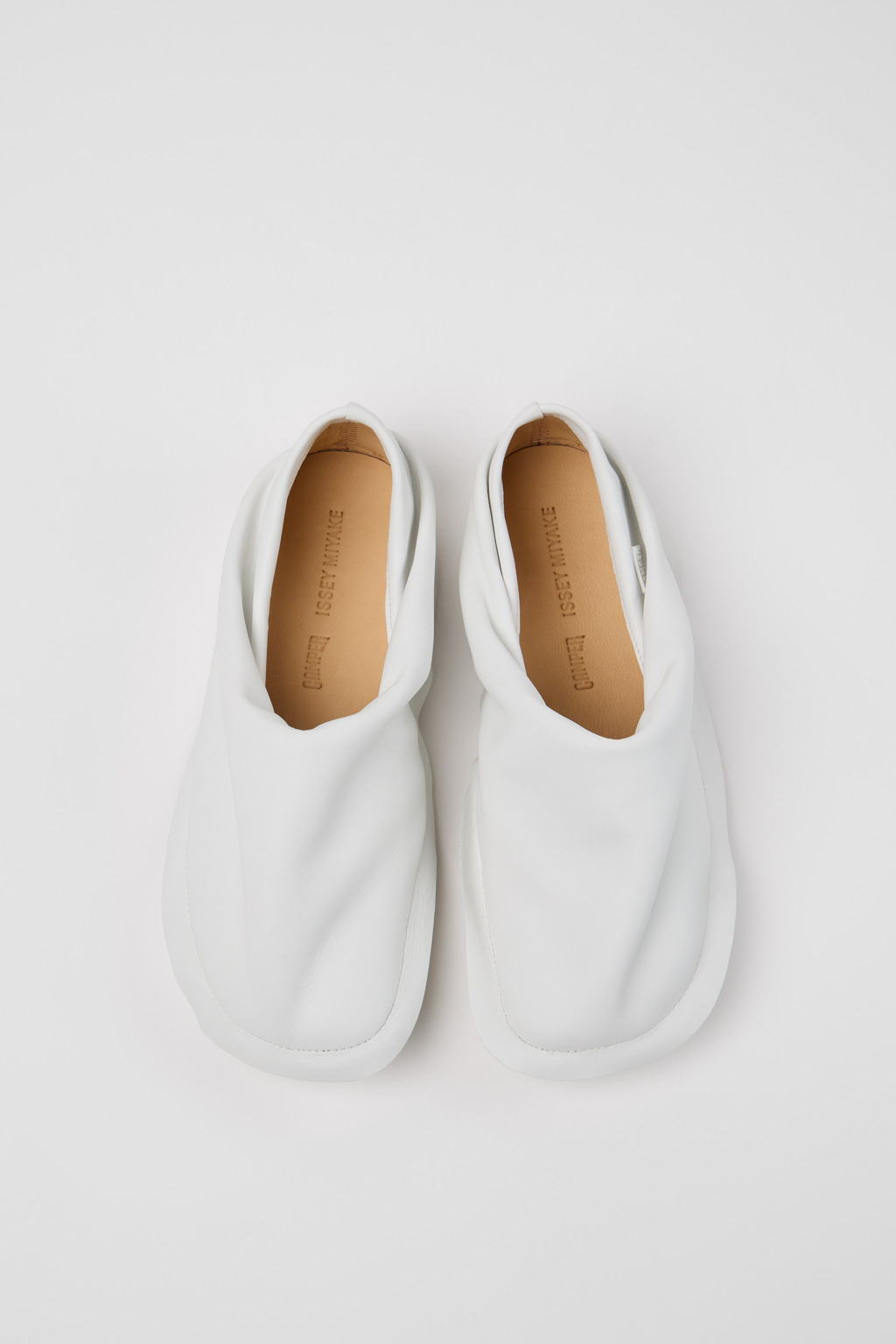 Camper X Issey Miyake Peu Form Slippers In White