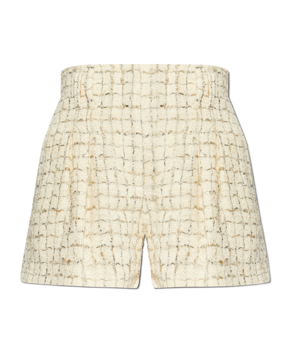 Iro Check Pattern Shorts In Nude