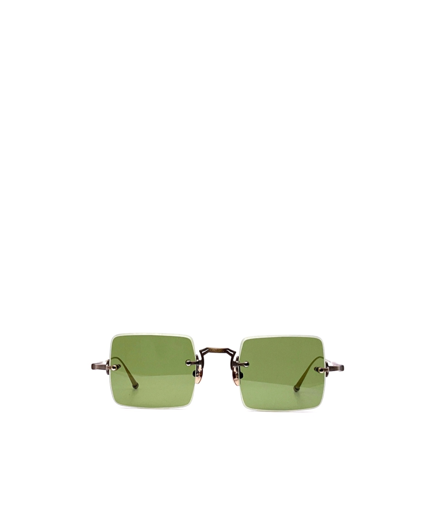 Matsuda Rimless Square-frame Sunglasses In Green