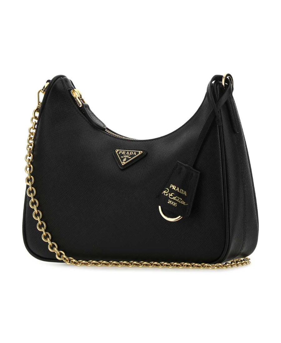 Prada Re-edition Mini Bag Aus Samt In Black