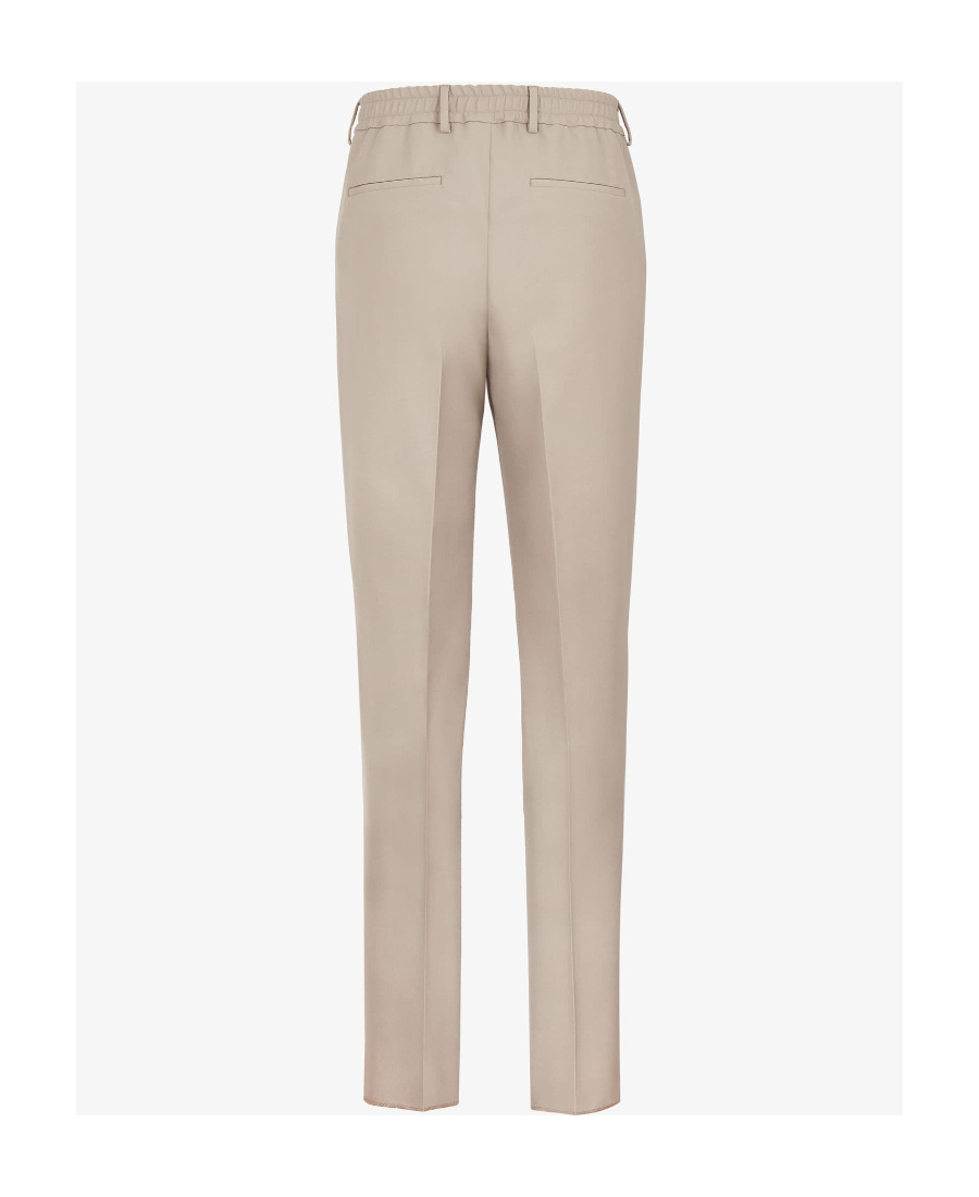 Fendi Pleated Tailored Trousers In Gray