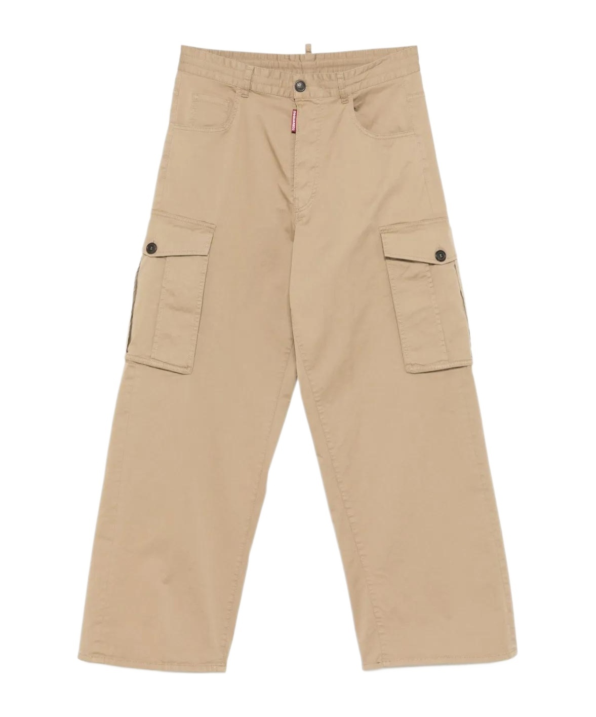 Dsquared2 Cargo Trousers In Neutral
