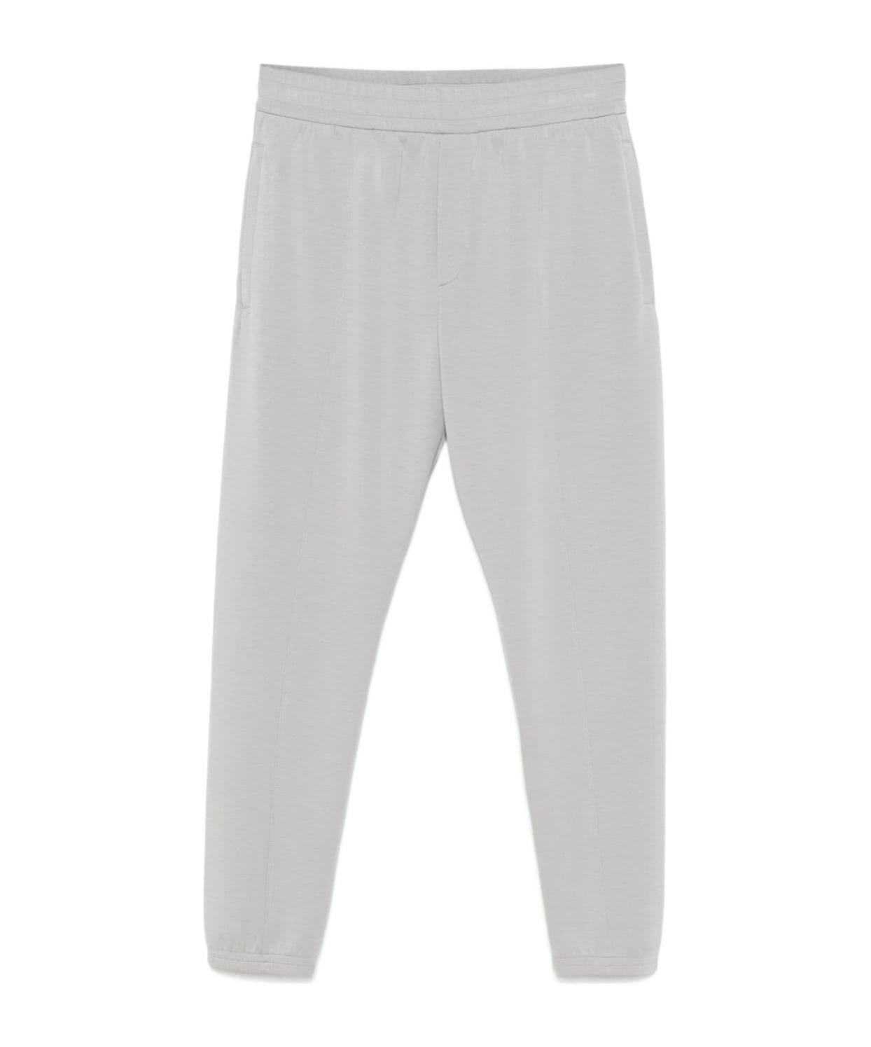 Emporio Armani Elastic Waist Sweatpants In White