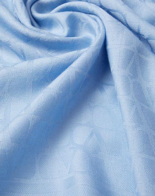 Valentino Toile Iconographe Scarf In Blue