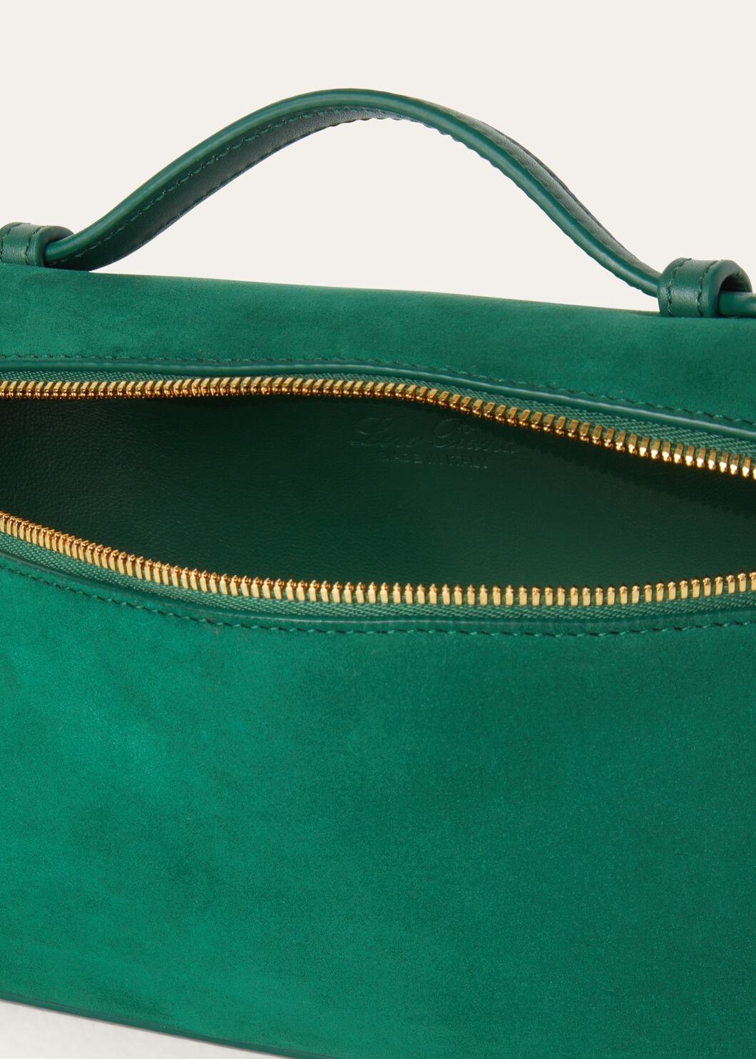 Loro Piana Extra Pocket L19 Shoulder Bag In Green