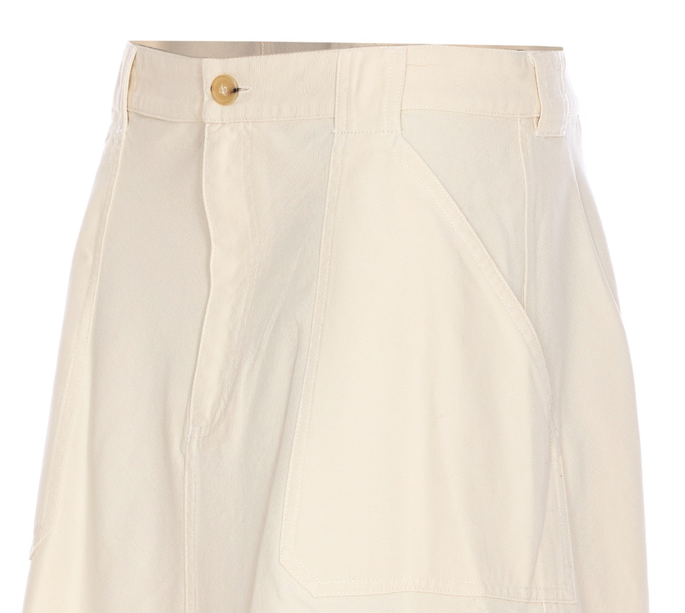 Apc Off-white Laurie Denim Midi Skirt In White