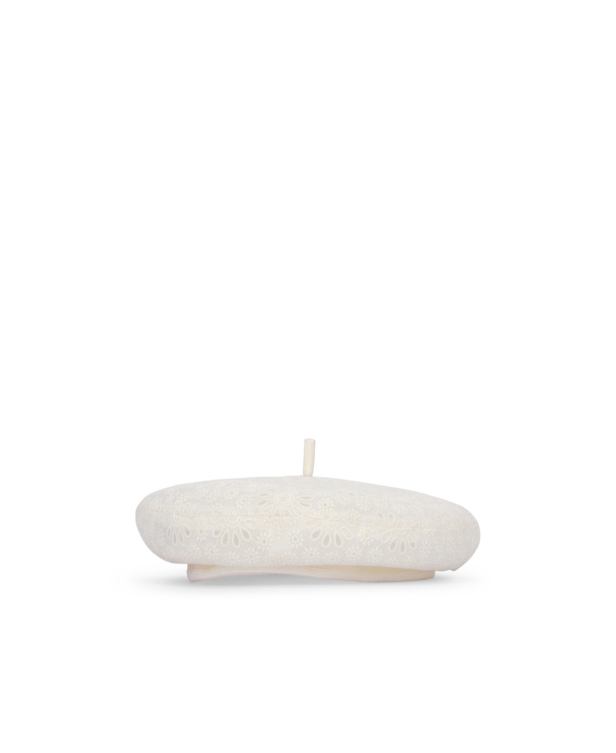Dior Logo Beret In White