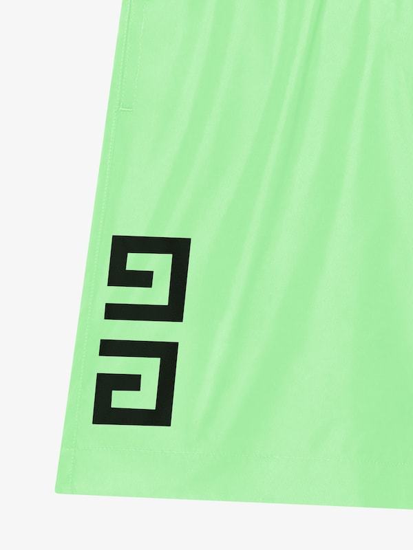 Givenchy Logo-print Swim Shorts In Green