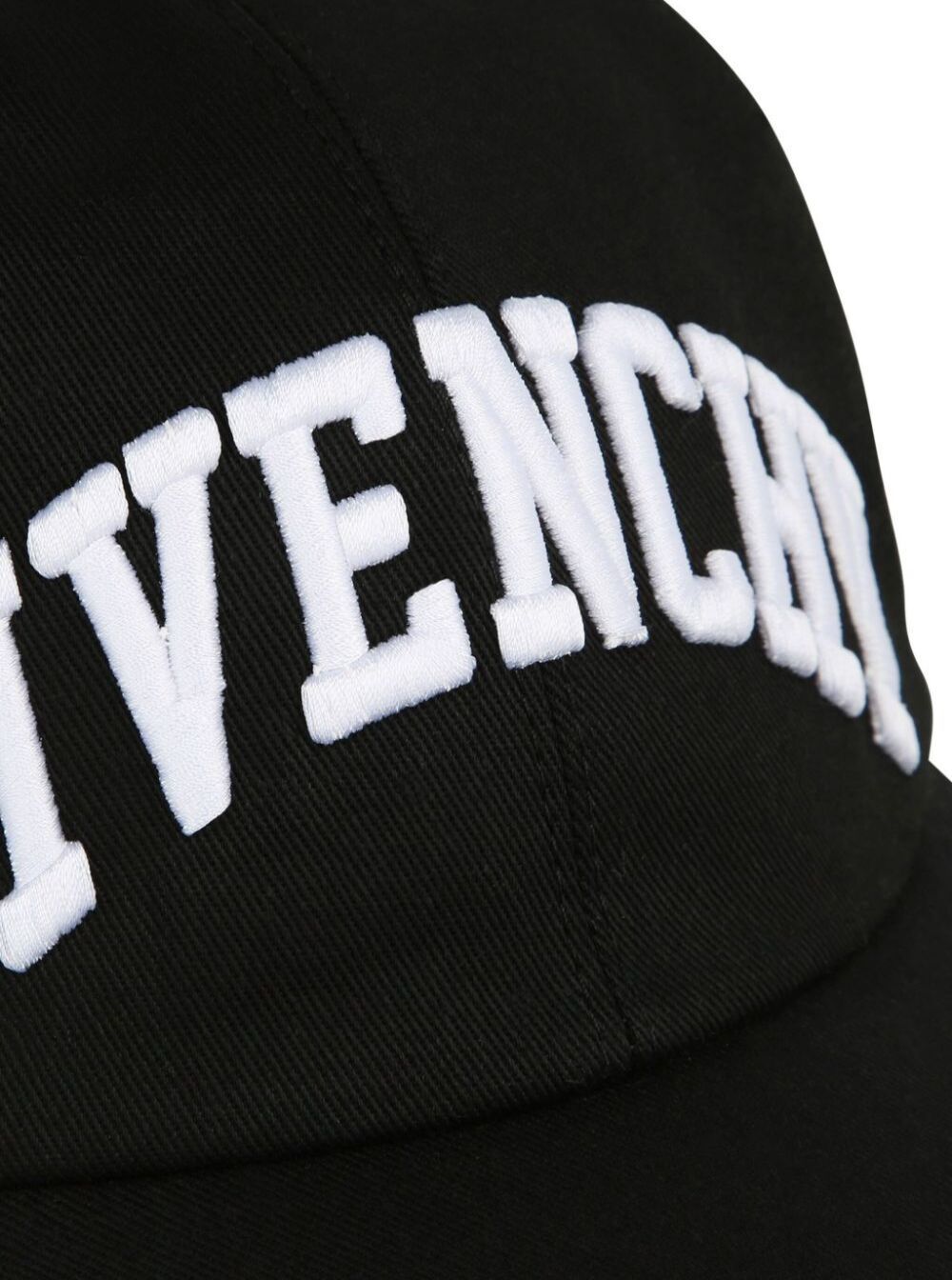 Givenchy Logo-embroidered Twill Cap In Black