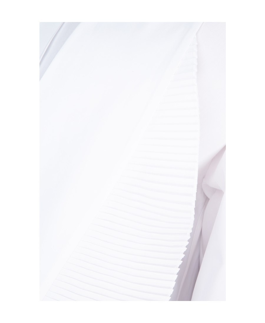 Givenchy Scarf-neck Poplin Blouse In White