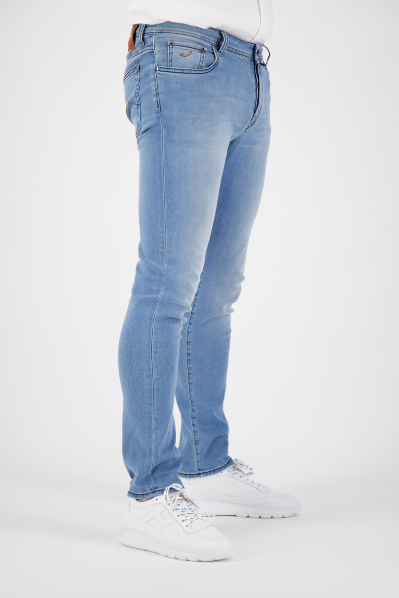 Jacob Cohen Belt-loop Jeans In Blue