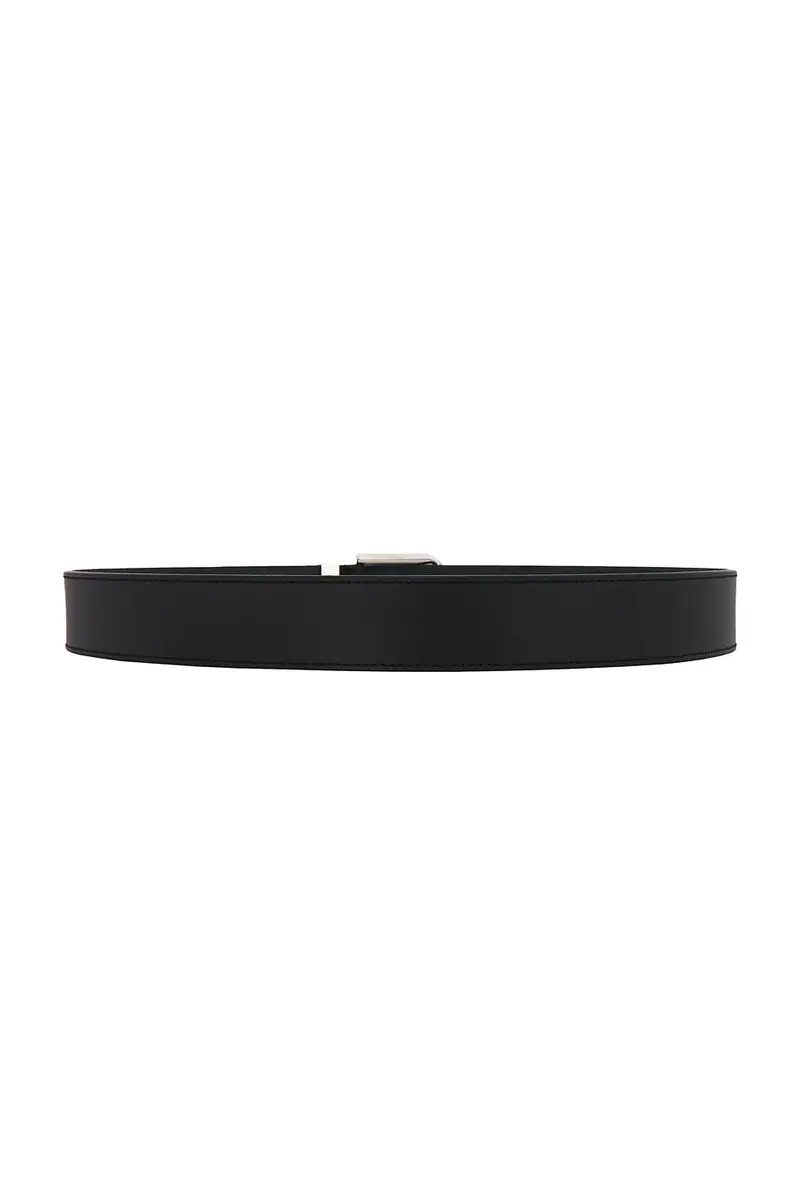 Givenchy Smooth Leather Gentleman Belt Accessories In Black