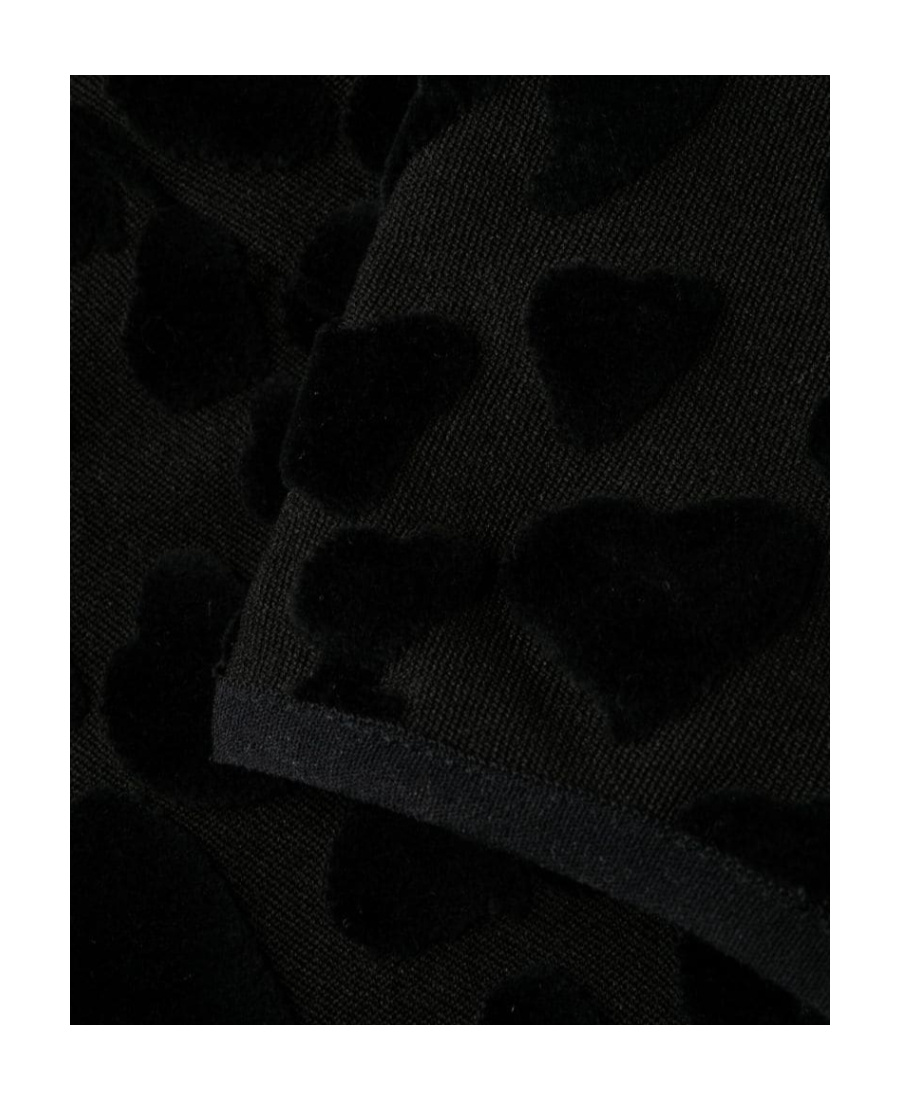 Ami Alexandre Mattiussi Heart-embroidered High-waisted Leggings In Black
