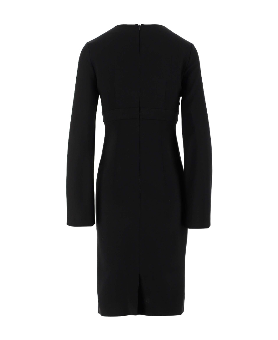 Moschino Logo Dress In Black