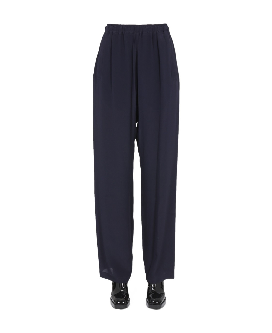 Vivienne Westwood Wide-leg High-waisted Trousers In Black
