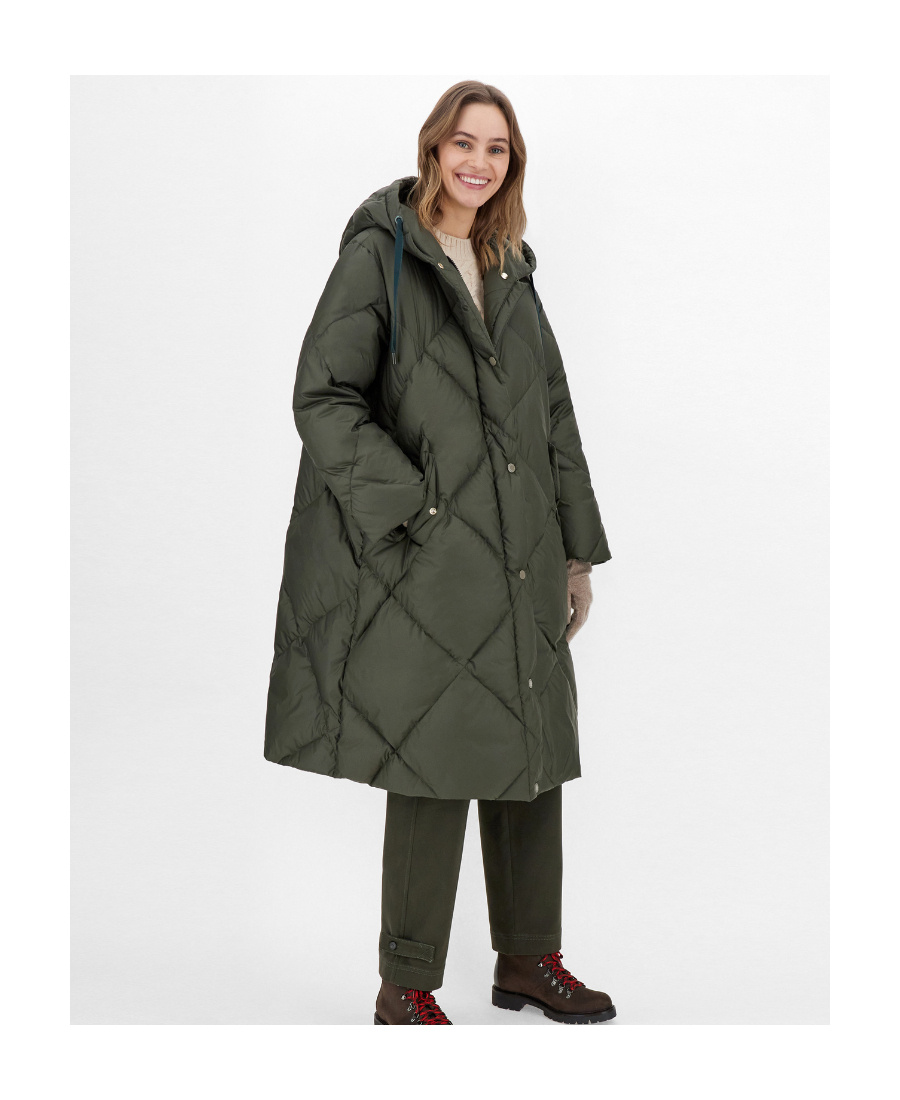 Max Mara Waterproof Fabric Down Jacket In Black