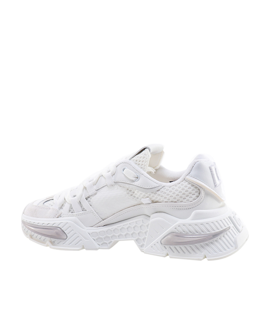 Dolce & Gabbana Airmaster Panelled Low-top Sneakers In White