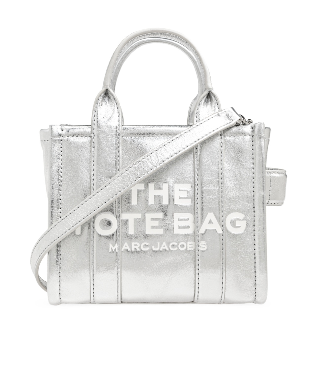 Marc Jacobs The Crossbody Tote Bag Leather In White