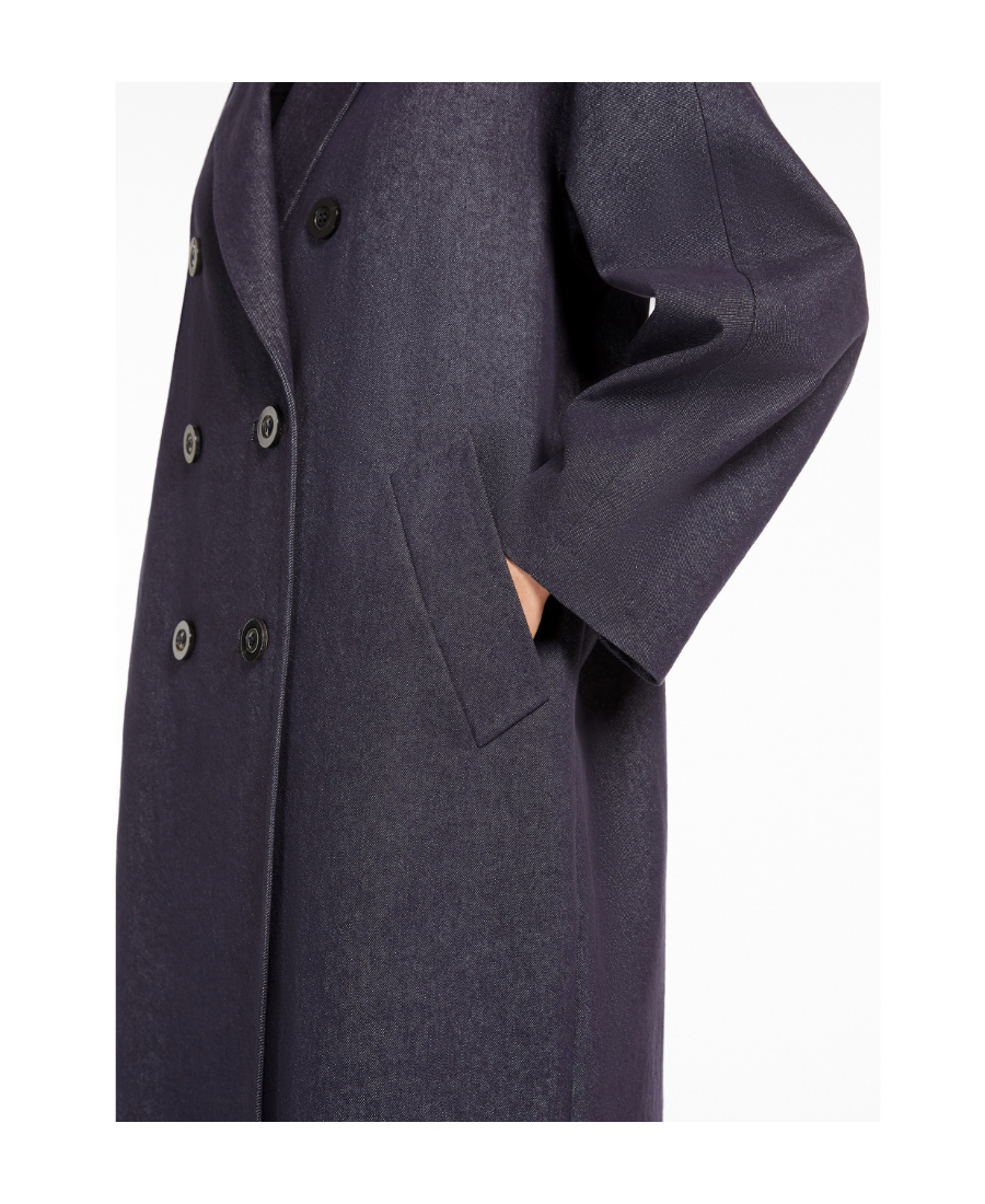 Max Mara Denim Outerwear In Blue