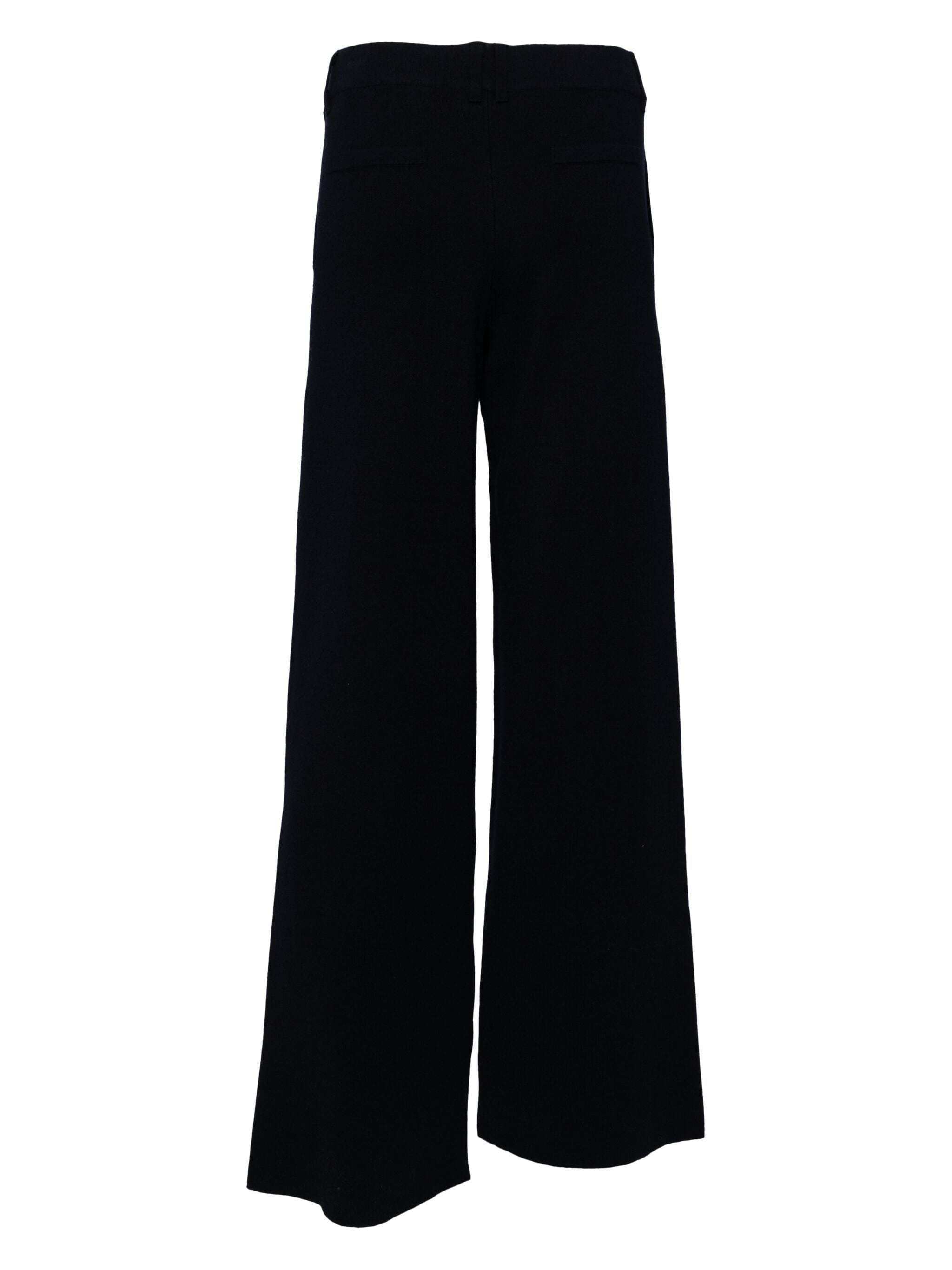 Shop Staud Waistband Loop Casual Pants In Black