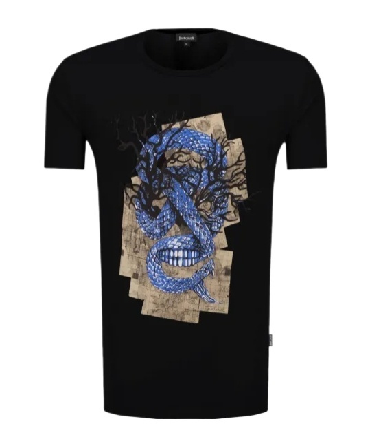 Just Cavalli T Shirt In Black