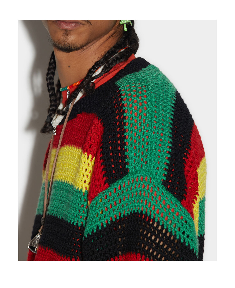 DSQUARED2 VIRGIN-WOOL JUMPER