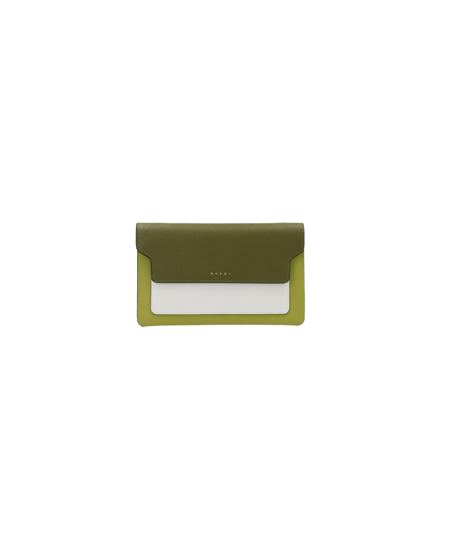 Marni Compact Trunk Satchel Bag In Green