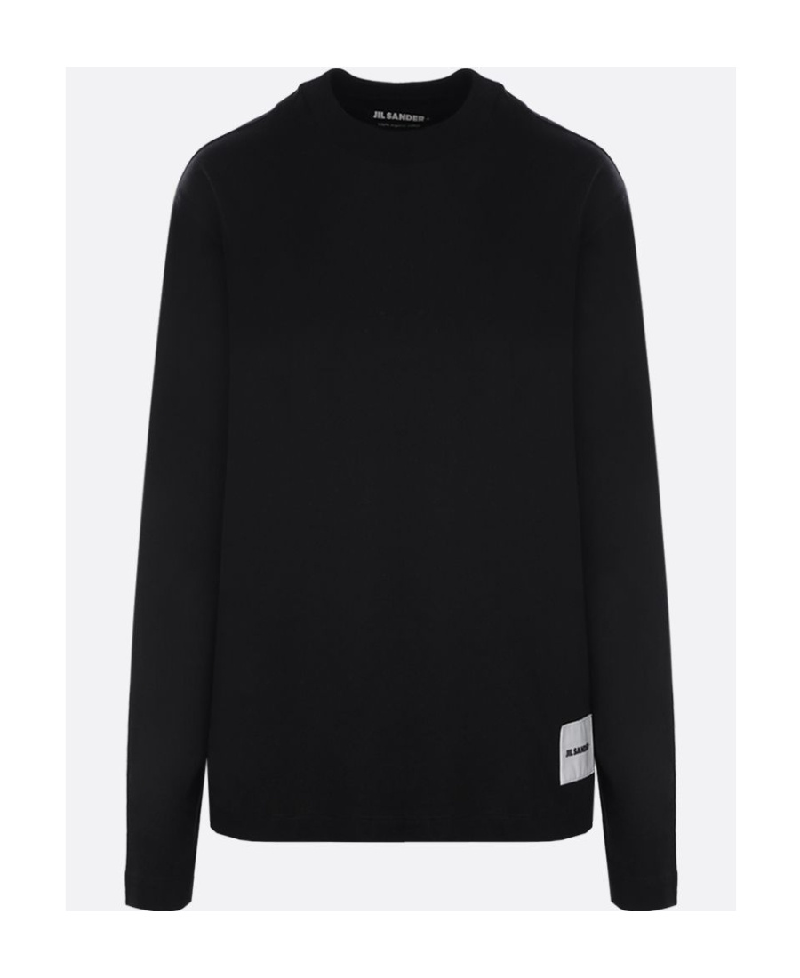 Jil Sander Three-pack Long-sleeve Tops In Black