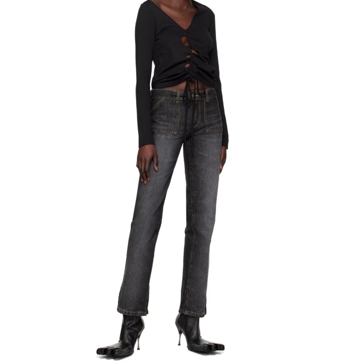 Avavav Black Pony Pant Jeans In Black