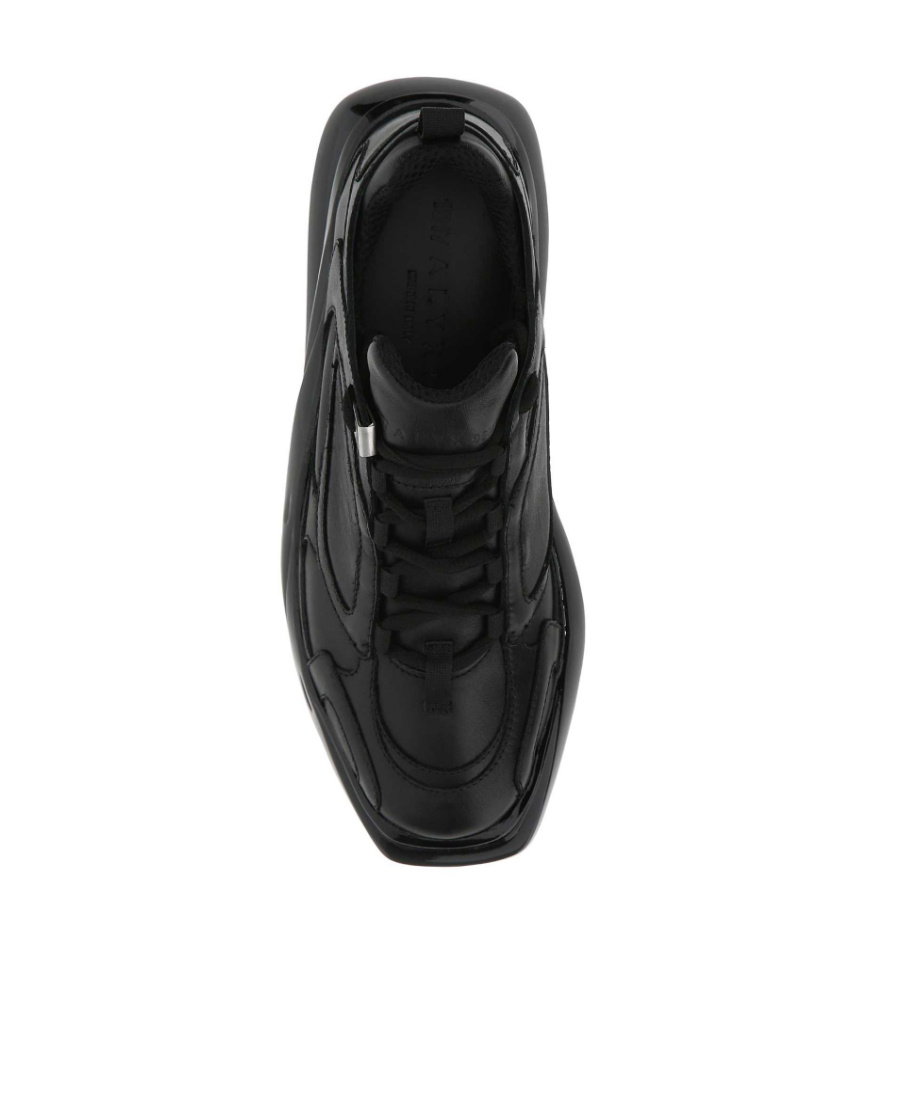 Alyx Square-toe Lace-up Sneakers In Black