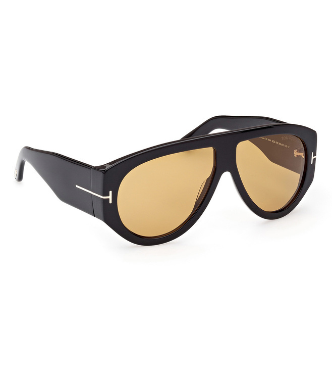 Tom Ford Eyewear Pilot Frame Sunglasses In Black
