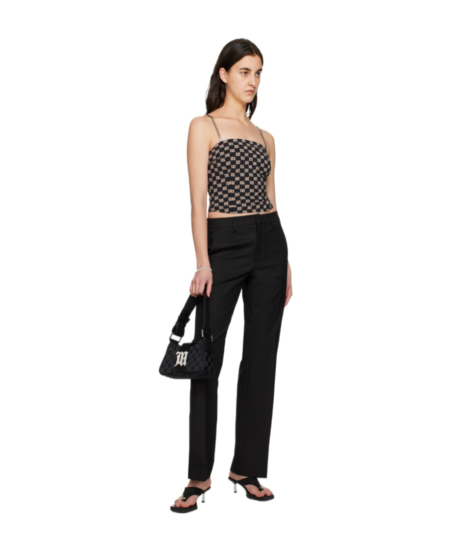 Misbhv Logo Casual Pants In Black