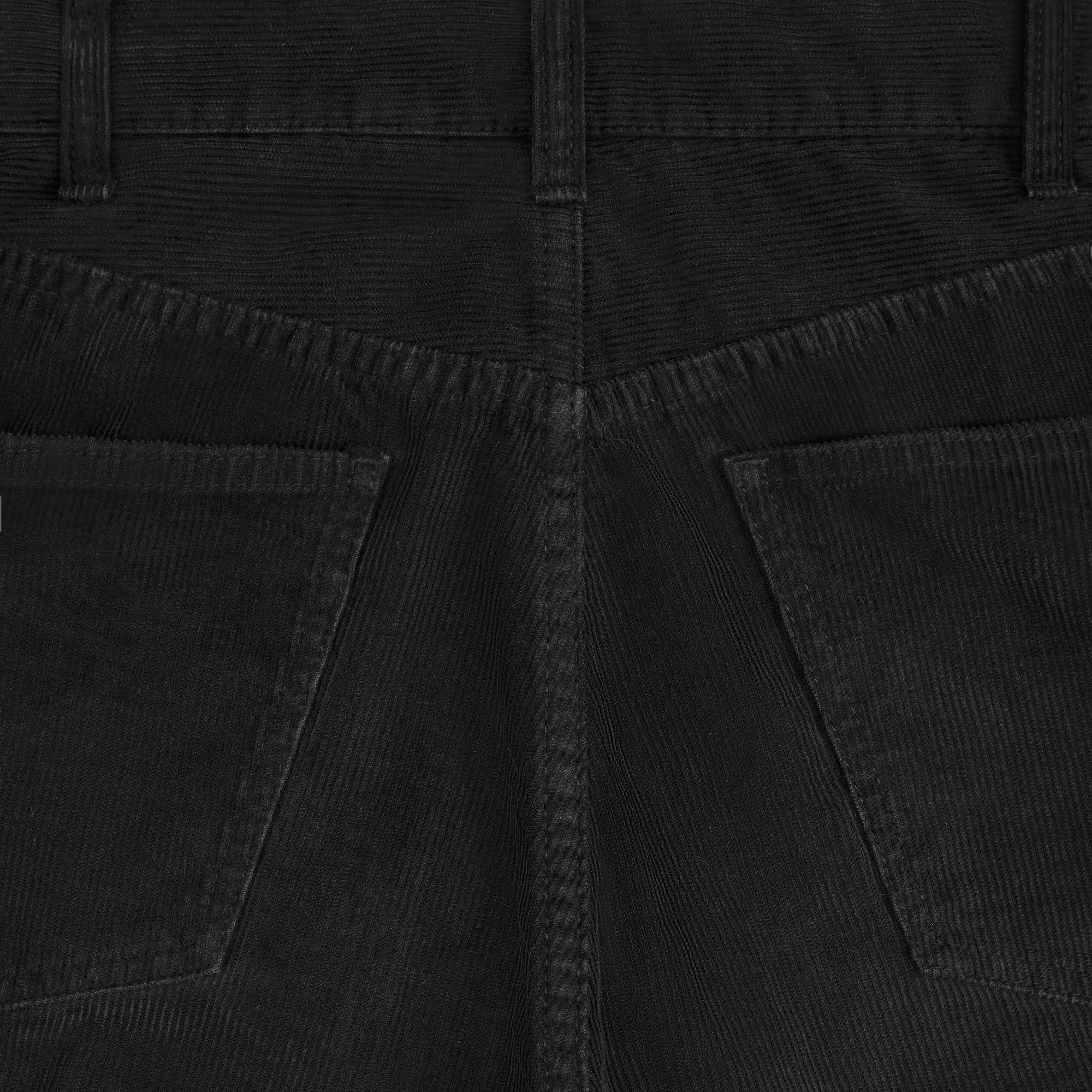 Celine Wesley Jeans In Corduroy In Black