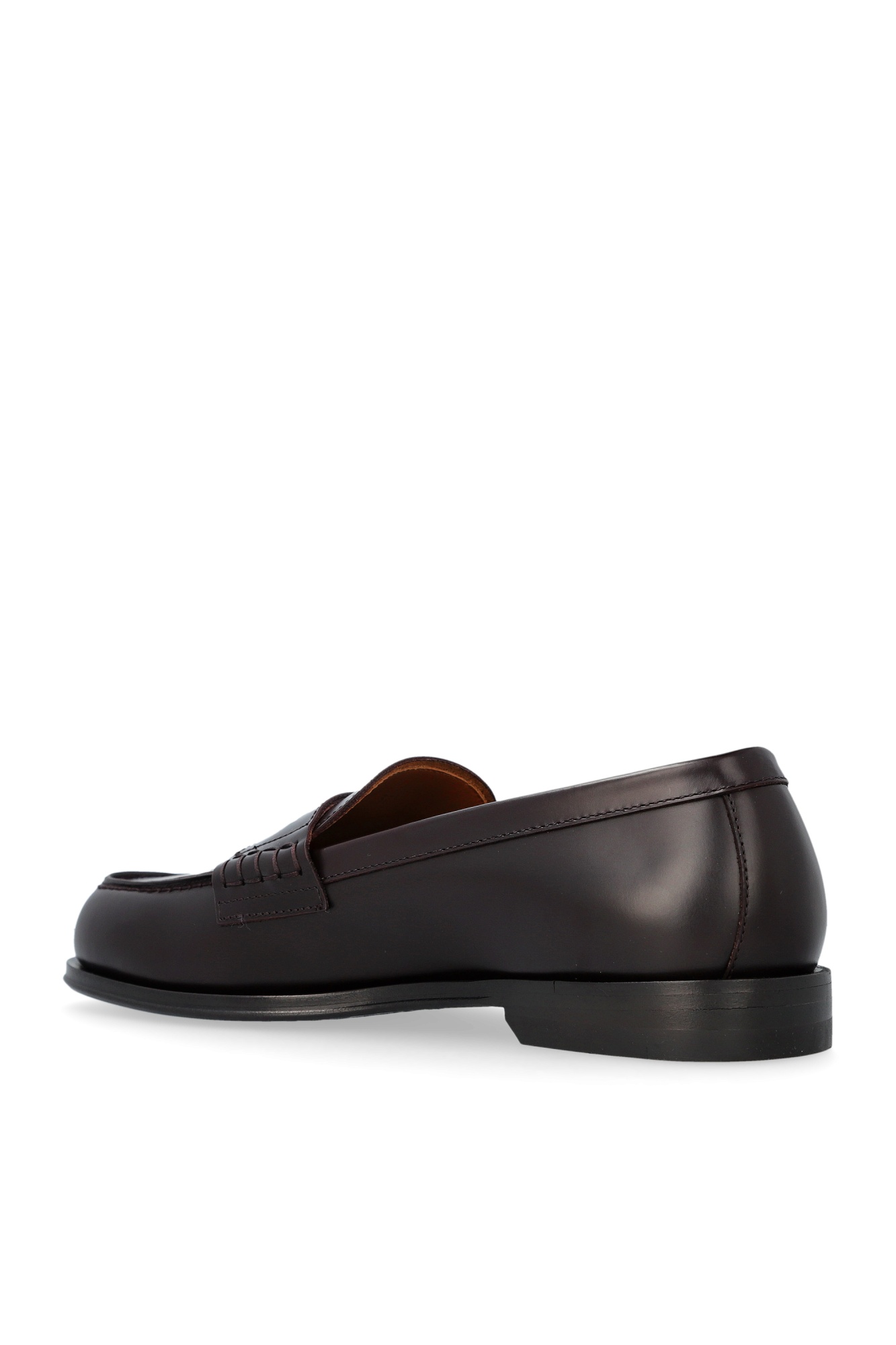 Shop Dsquared2 Leather Loafers