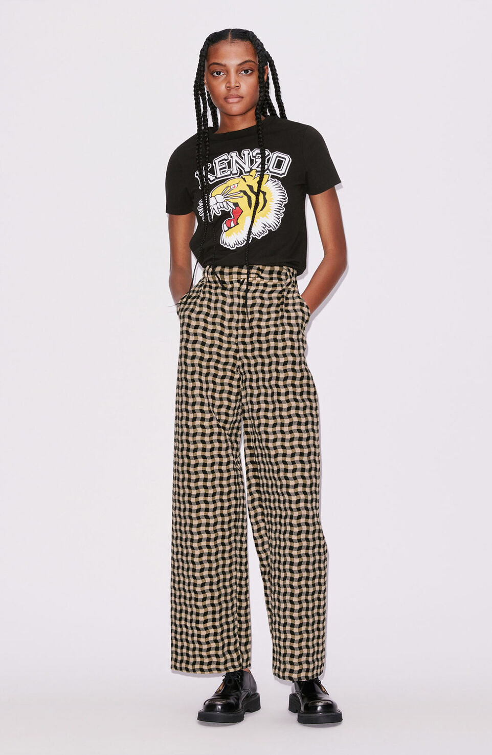 Kenzo Paris Varsity Jungle T T-shirt In Black